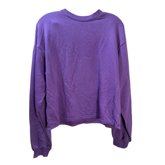 H&M Purple Crew Neck Sweatshirt US 20 - Picture 2 of 6